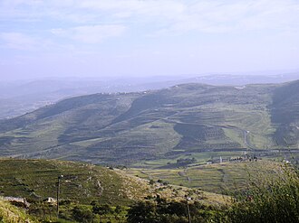 Paisaje y fisionomía montañosa de Samaria en Yitzhar
