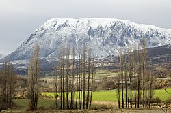 El Turbón visto desde la zona comarcal