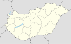 Mapa de la ubicación de Budapest en Hungría