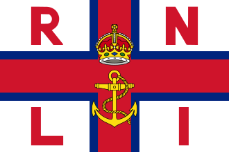 Logotipo oficial de la Royal National Lifeboat Institution (RNLI)
