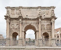 Detalle de la estructura diurna del arco