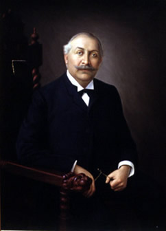 Retrato oficial de Rafael Reyes Prieto