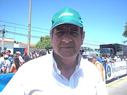 Fotografía histórica de Federico Moreira durante su trayectoria deportiva en el ciclismo uruguayo.