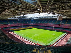 Vista panorámica del Millennium Stadium
