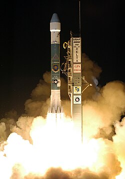 Lanzamiento de un cohete Delta