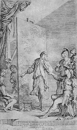 Grabado de Salvator Rosa