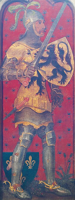 Retrato e información biográfica de Luis I de Flandes