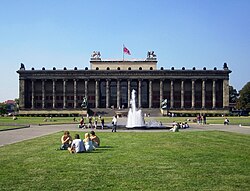 Fachada del Altes Museum en Berlín