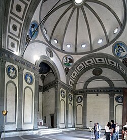 Interior de la Capilla Pazzi