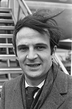 Retrato del cineasta François Truffaut.