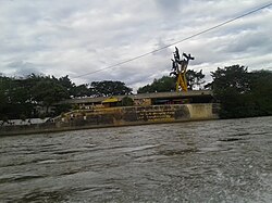 Río Magdalena a su paso por el Monumento la Gaitana