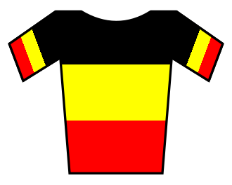 Maillot de campeón de Bélgica de ciclocrós