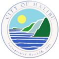 Ubicación geográfica de Malibú en el condado de Los Ángeles.