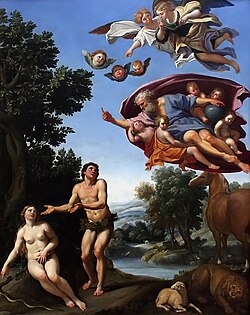 Adán y Eva de Domenichino