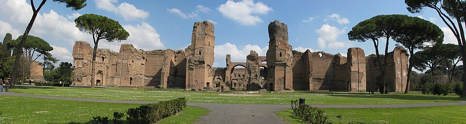 Vista panorámica actual de las ruinas monumentales