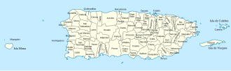 Mapa municipal de Puerto Rico