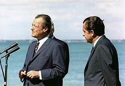 Richard Nixon y Willy Brandt