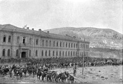 Hospital turco en Damasco en 1918