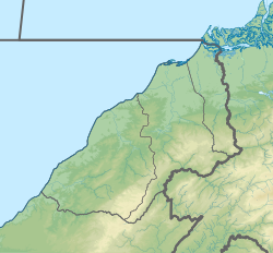 Mapa físico de Tumbes