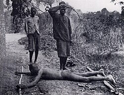 Castigo físico con la chicotte