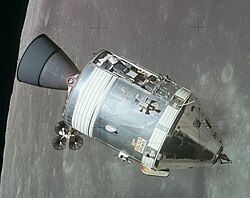 Módulo de mando Apolo 15 en el espacio