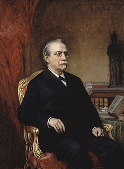 Retrato de Antonio Cánovas del Castillo