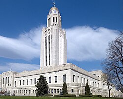 Capitolio estatal de Nebraska en Lincoln