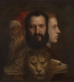 Alegoría del tiempo gobernado con prudencia, obra pictórica asociada a la reflexión histórica y filosófica sobre la temporalidad.