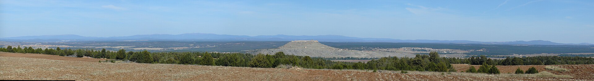Vista del castillo desde el sur