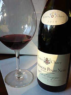 Un vino de Pinot Noir de Borgoña