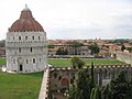Vista exterior del baptisterio
