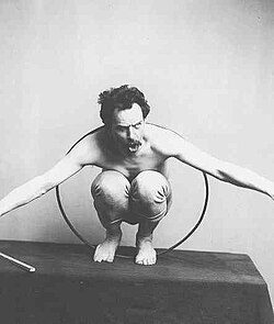 Franz Boas en una exhibición museística