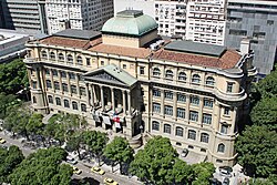 Vista aérea de la Biblioteca