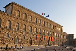 Vista exterior del Palacio Pitti