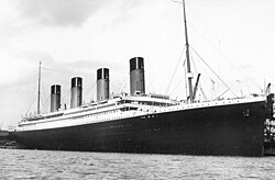 Fotografía histórica del Titanic en Southampton