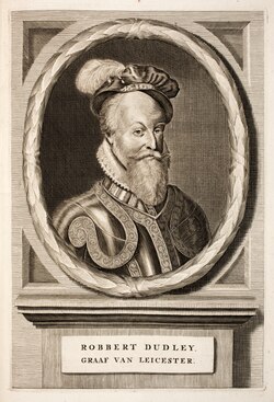 Retrato histórico de Robert Dudley
