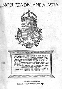 Portada de la Nobleza de Andalucía