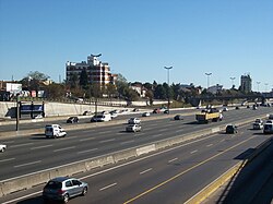 Ruta Nacional 9, una de las más transitadas del país.