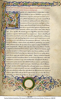 Manuscrito de las Instituciones divinas