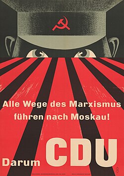 Propaganda anticomunista en Alemania Occidental en 1953