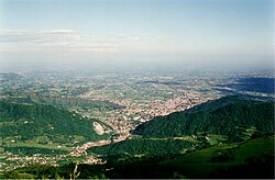 Vista panorámica y elementos arquitectónicos de Vittorio Veneto