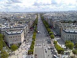 Avenida de los Campos Elíseos en París
