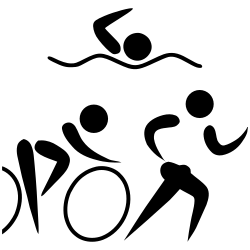 Símbolo olímpico del triatlón