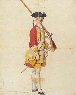 Soldado sajón de la época