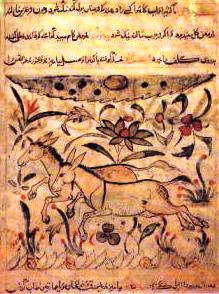 Manuscrito en árabe de Kitab al-Hayawan que incluye De generatione animalium