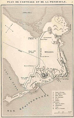 Mapa de la región de Cartago