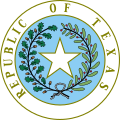 Gran sello de la República de Texas de 1839 a 1845