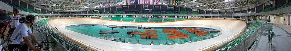 Panorámica del Velódromo Olímpico de Río de Janeiro