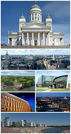 Paisaje del centro de Helsinki