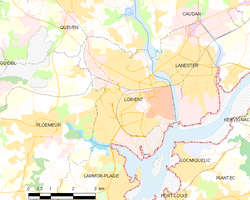 Detalle cartográfico o institucional de Lorient